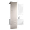 GARDEROBE Carlton Paneel in Sandgrau Hochglanz - Sandfarben, Holzwerkstoff (105/193/35cm) - Vladon
