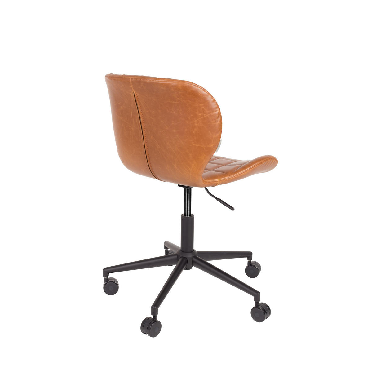 BÜROSTUHL OMG Kunstleder Braun - Braun, Kunststoff (65/76/65cm) - Zuiver