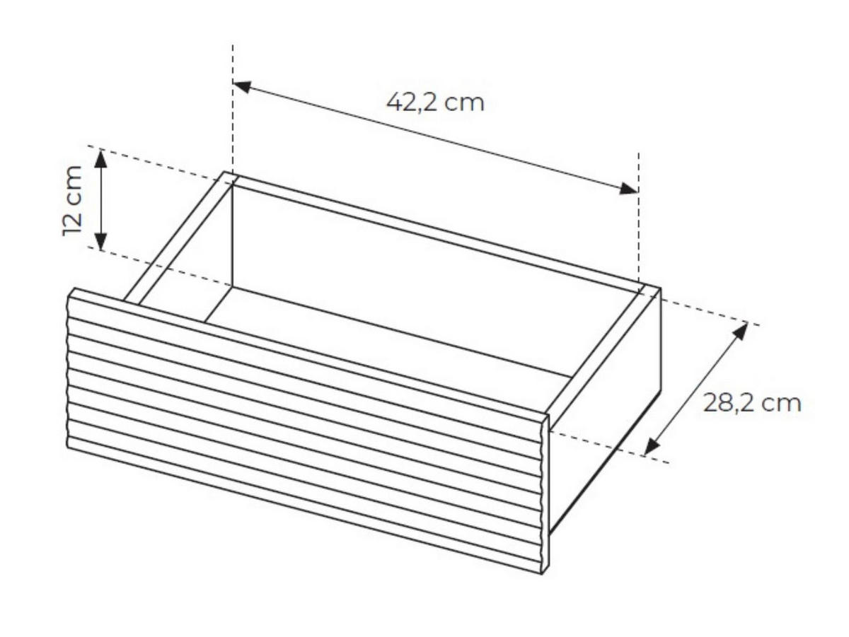 KOMMODE DEMI Cappuccino, Kommode mit Schubladen und LED-Beleuchtung - Cappuccino, Holzwerkstoff (104/84/40cm) - Bettso