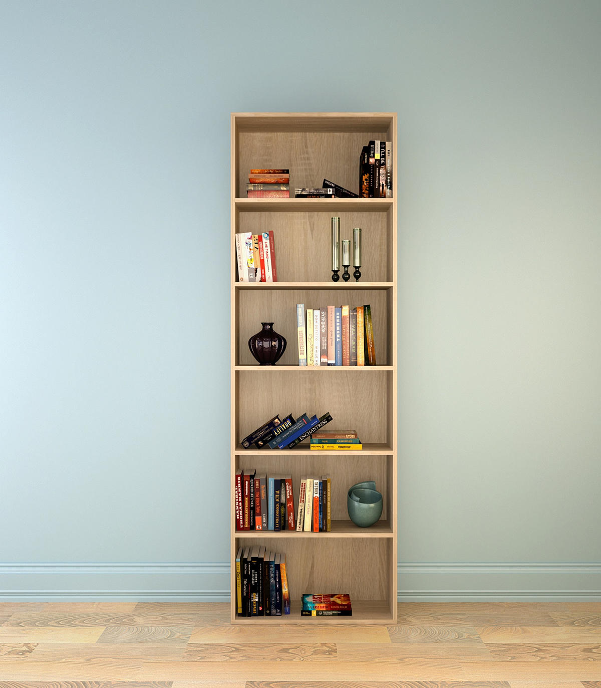 BÜCHERREGAL Sonoma Eiche 60/181/26 - Sonoma Eiche, Holzwerkstoff (60/181/26cm) - RAUMHIRSCH FURNITURE