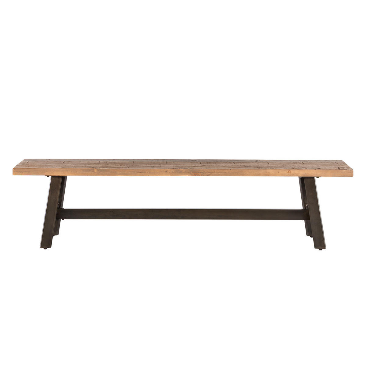 SITZBANK - Pinie massiv - Braun, Holz (190/45/40cm) - home24