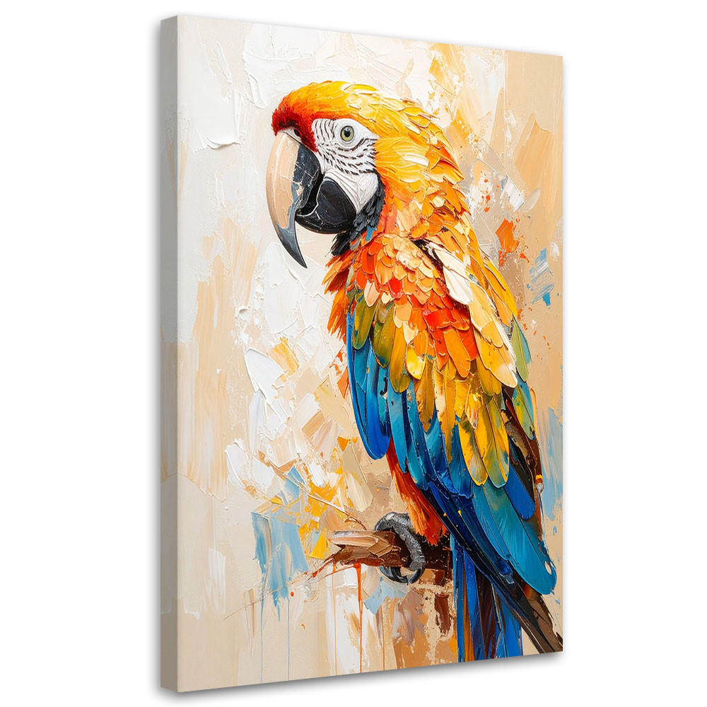 LEINWANDBILD Tiere 80x120cm - Multicolor, Textil (80/120cm) - Feeby