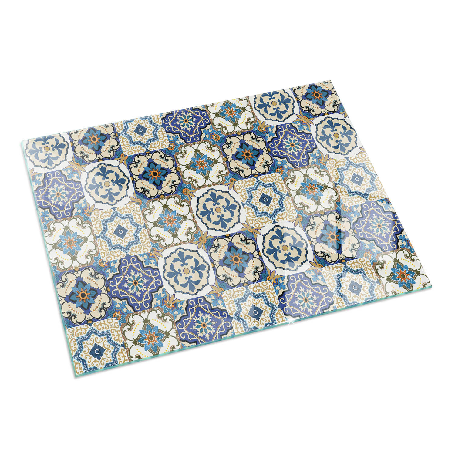 ArtPrintCave Glasplatte Blau 120x80x0.4 cm