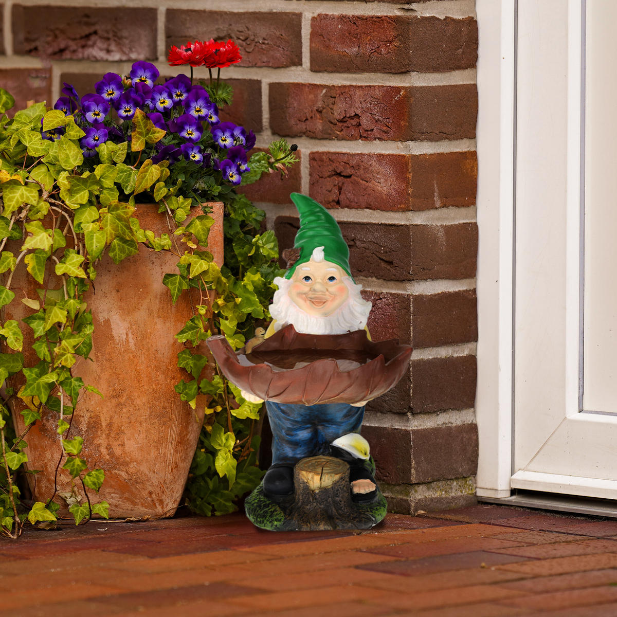 GARTENZWERG - Multicolor, Kunststoff (22/36/22cm) - Relaxdays