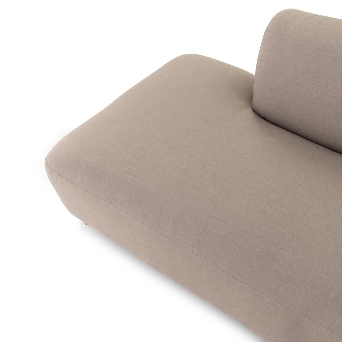 GARTENSOFA CALABRIA - Beige, Kunststoff (251/74/193cm) - IDIMEX