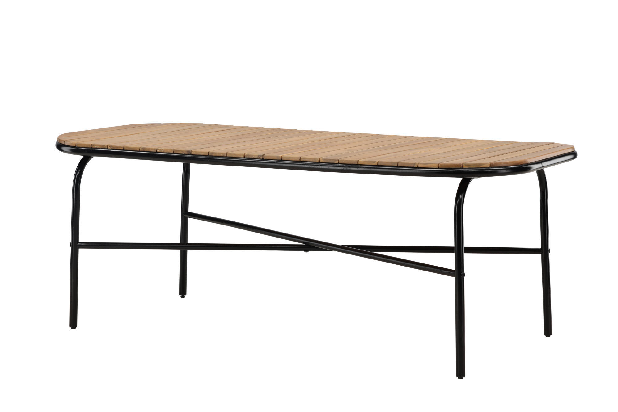 GARTENESSTISCH HOLMBECK Braun 90x200x75 cm - Braun, Holz (200/90/75cm) - FURNLUX