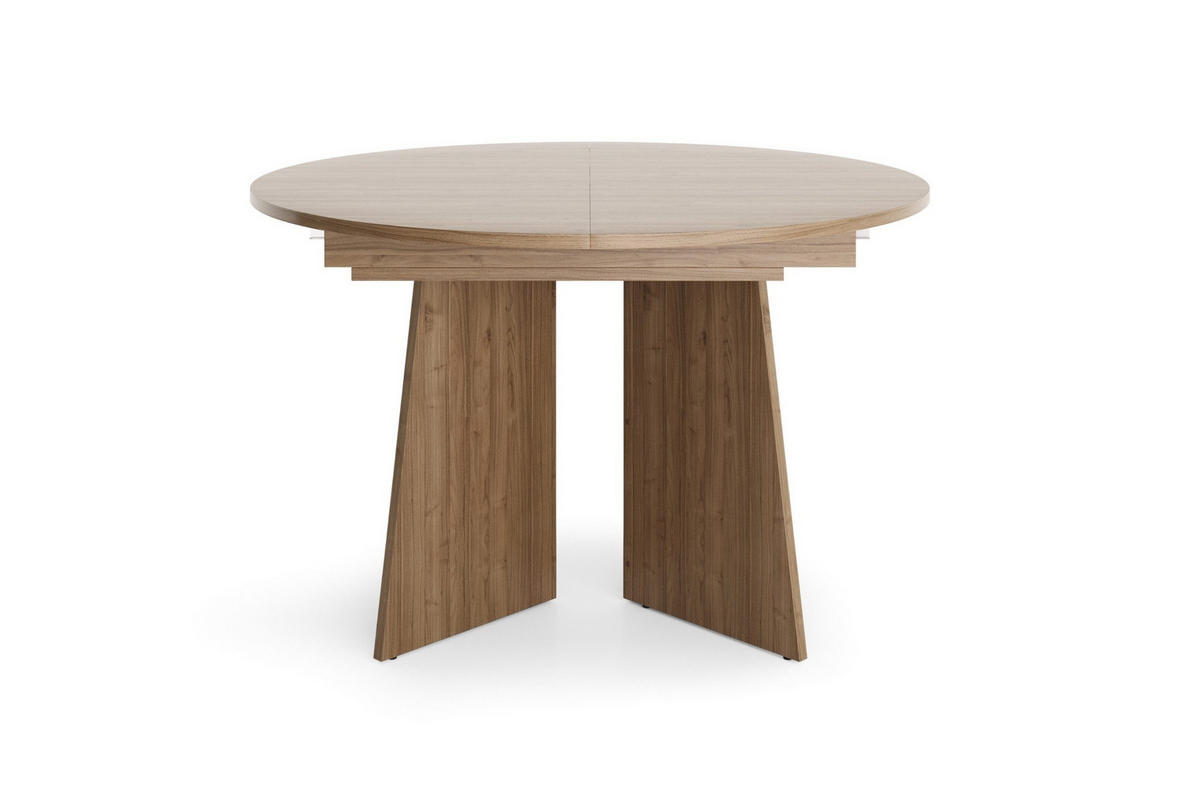 ESSTISCH AURO 09 120-160 / 76 cm in Kaschmir / Royal Nussbaum - Nussbaumfarben, Holzwerkstoff (120/160/76cm) - Deine Möbel 24