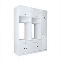 WASCHMASCHINENSCHRANK Serie 1 179cm Breit, 230cm Hoch - Weiß, Holzwerkstoff (179/230/67cm)