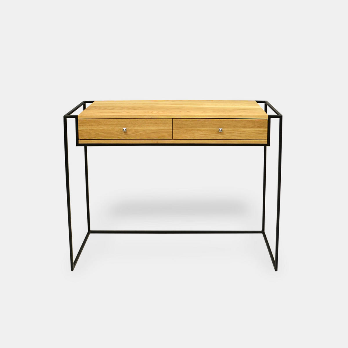 KONSOLENTISCH mit Eichenholz und Schubladen KING - Eichefarben, Holz (120/90/40cm) - Rawood Furniture