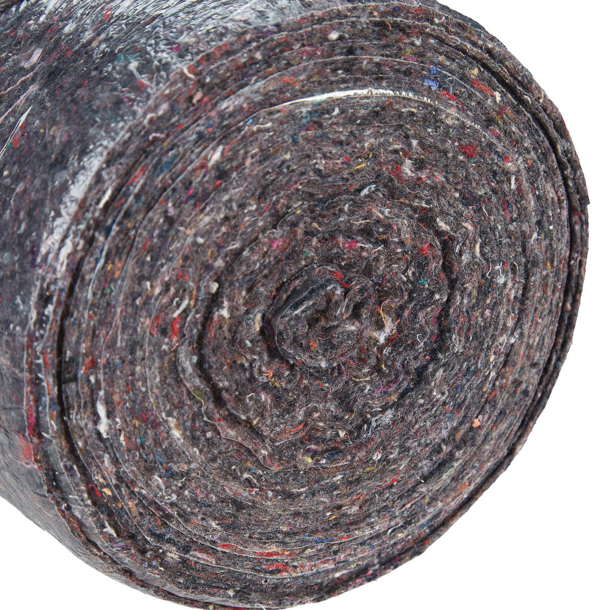 MALERVLIES 1x25m - Grau, Kunststoff/Textil - Relaxdays