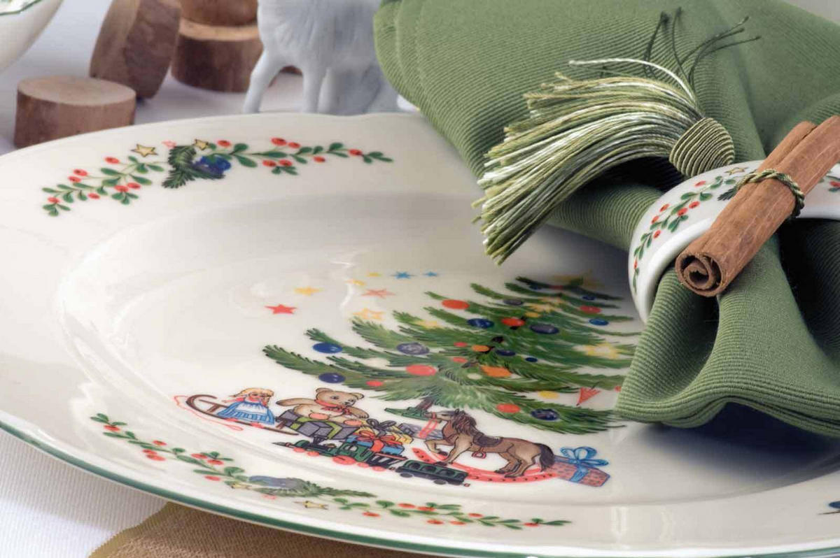 TAFELSERVICE Marieluise Weihnachten bunt 12er Set - Multicolor, Keramik (1/1/1cm) - Seltmann Weiden