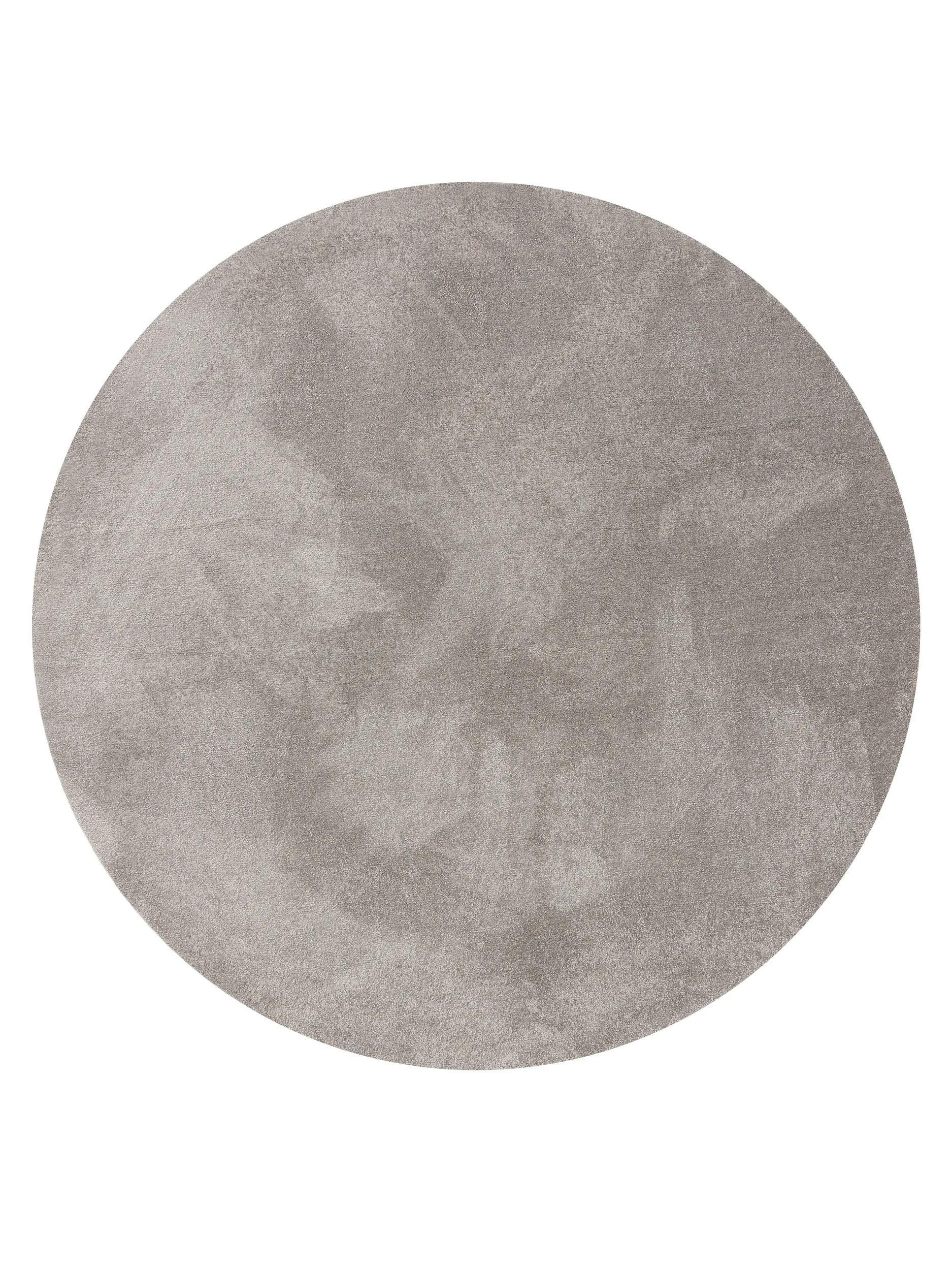 TEPPICH Nina waschbar ø 200 cm rund - Grau, Kunststoff (200/200cm) - benuta Nest