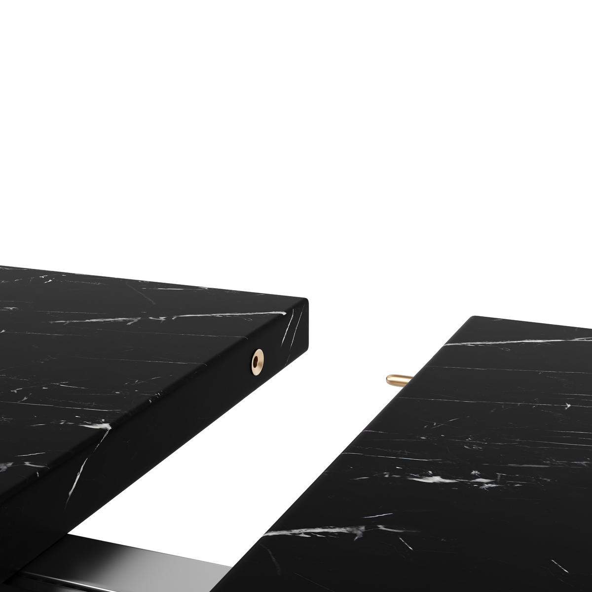 ESSTISCH ausziehbar 100-140/100/75,5 cm DE-39741 Schwarz - Schwarz, Holzwerkstoff (100/100/75.5cm) - ComfortXL
