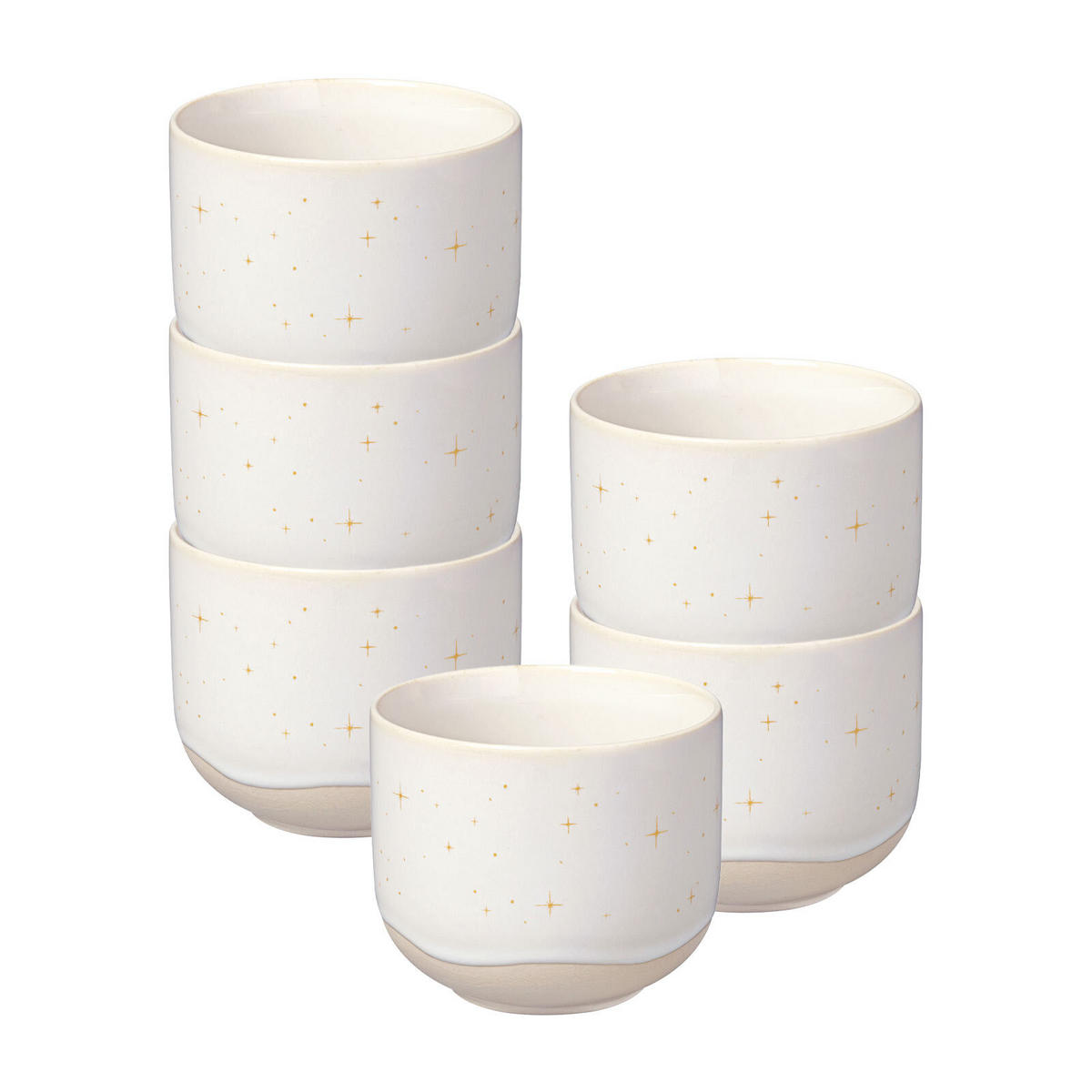 TASSEN Winter Glow beige 260 ml 6er Set - Beige, Keramik (0.26L) - like.Villeroy & Boch