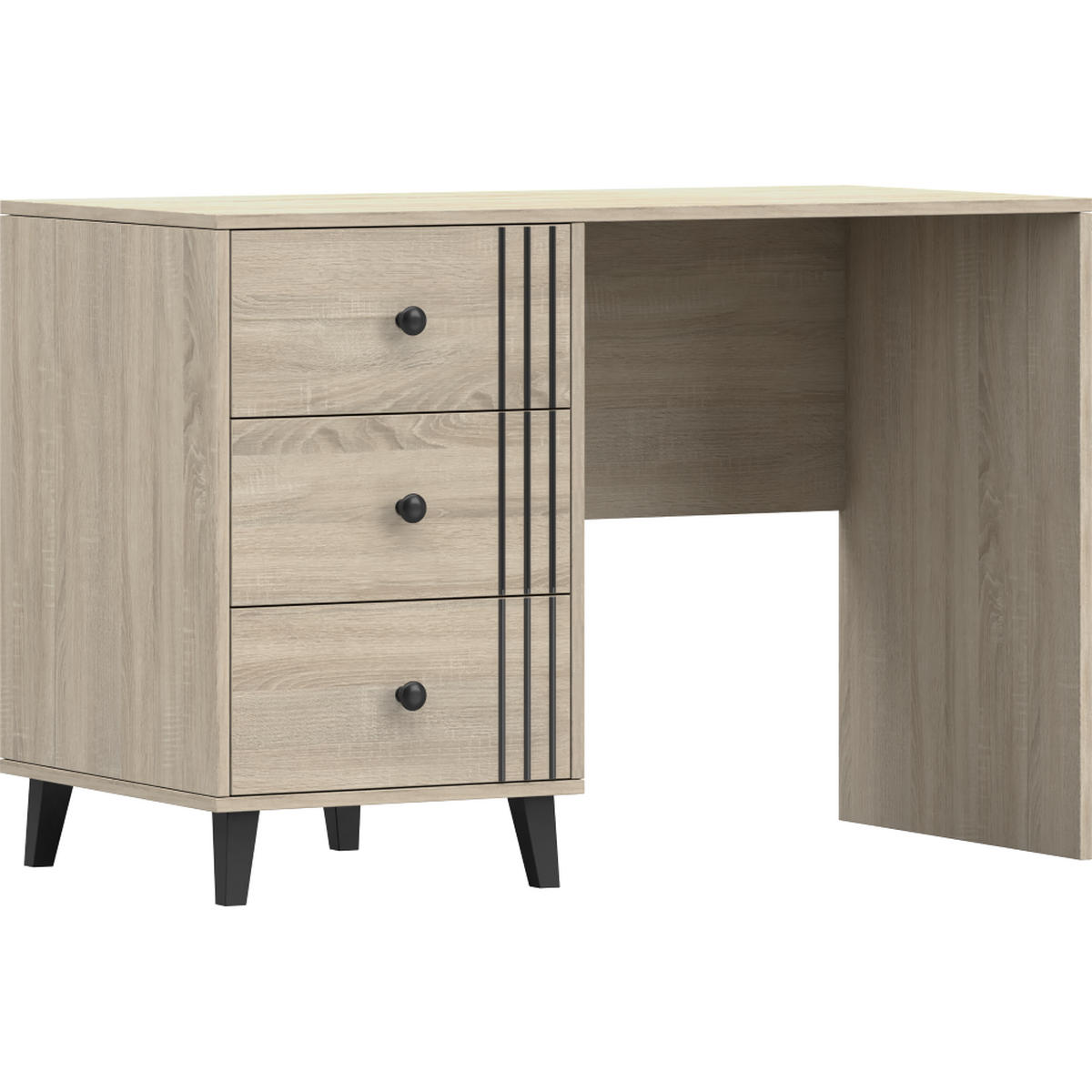 SCHREIBTISCH 110/75/56 cm Fox 08 Sonoma Eiche/Sonoma Eiche - Sonoma Eiche, Holz/Holzwerkstoff (110/75/55cm) - imoebel24