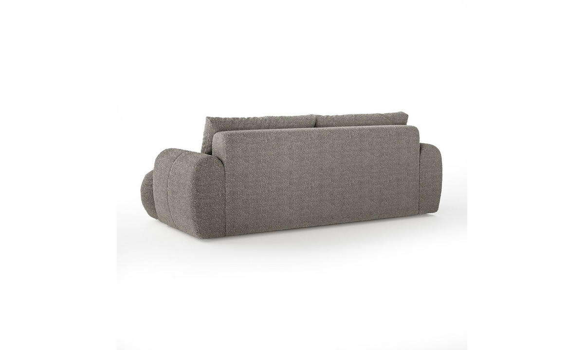 SCHLAFSOFA CORAL 250/100/85 cm mit Bettkasten Stoff Coral 50 - Beige, Textil (250/85/100cm) - Lookway