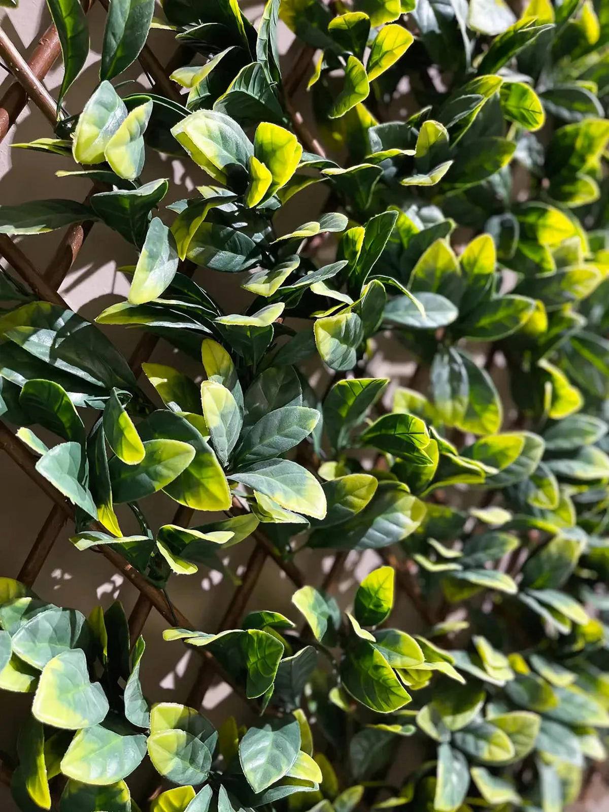 KUNSTPFLANZE Flexible Prunus Pflanzenwand - Malte 130-200 cm - Grün, Kunststoff (120cm) - aplanta
