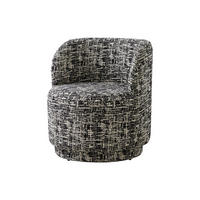 SESSEL BOMU Schwarz 75x72x80 cm - Schwarz, Textil (75/80/72cm) - FURNLUX
