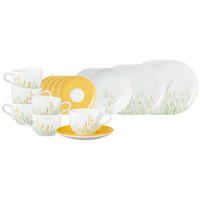 KOMBISERVICE Liberty Meadow Grasses gelb 30er Set - Gelb, Keramik (1/1/1cm) - Seltmann Weiden