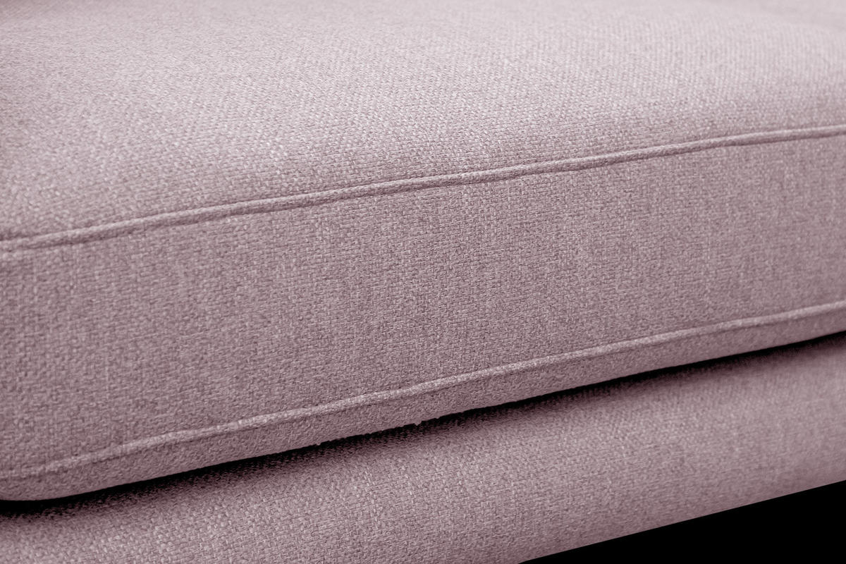SOFA MEDIOLANE 3-Sitzer, rosa - Rosa, Holzwerkstoff/Textil (233/87/96cm) - Courtois Laville