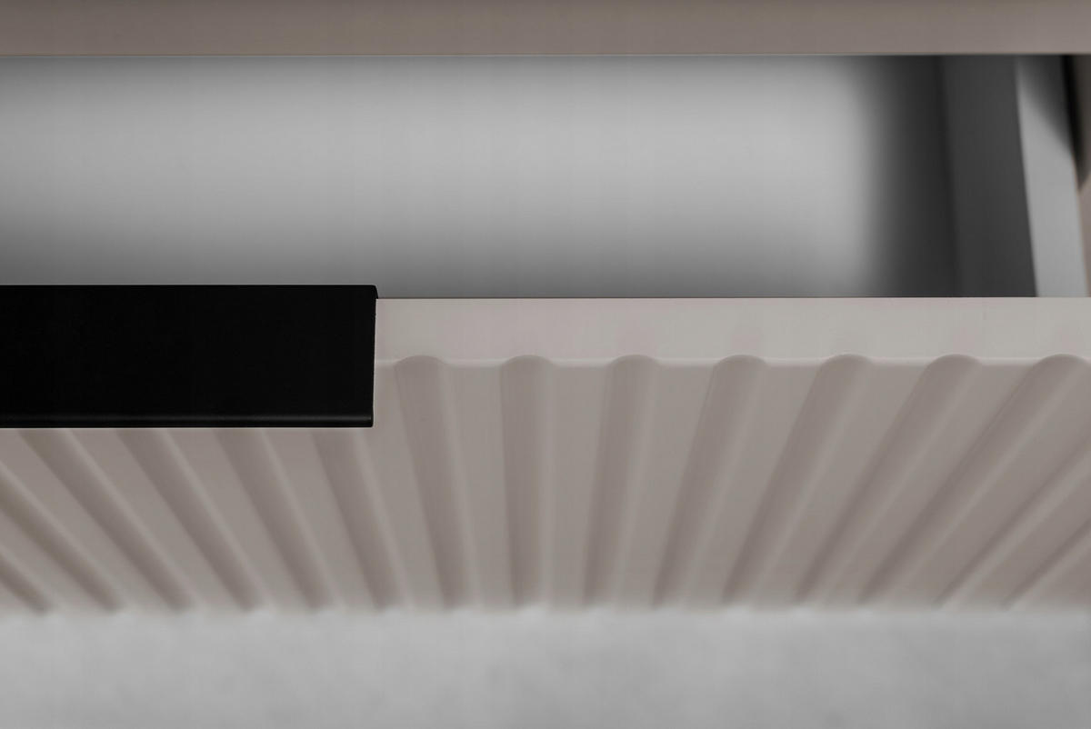 WASCHBECKUNTERSCHRANK FLOW mit Regal + Platte Eiche Craft 160/57/46 cm - Eichefarben, Holzwerkstoff (160/57/46cm) - Rodan