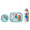 LUNCHSET Campus Disney Princess 3er Set - Türkis/Lila, Kunststoff (1/1/1cm) - Mepal
