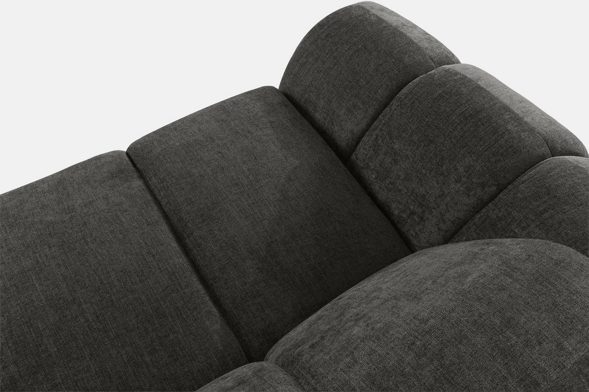 2-SITZER SOFA FLAVA, Graphitfarben - Graphitfarben, Holz/Holzwerkstoff (200/76/100cm) - KONSIMO®