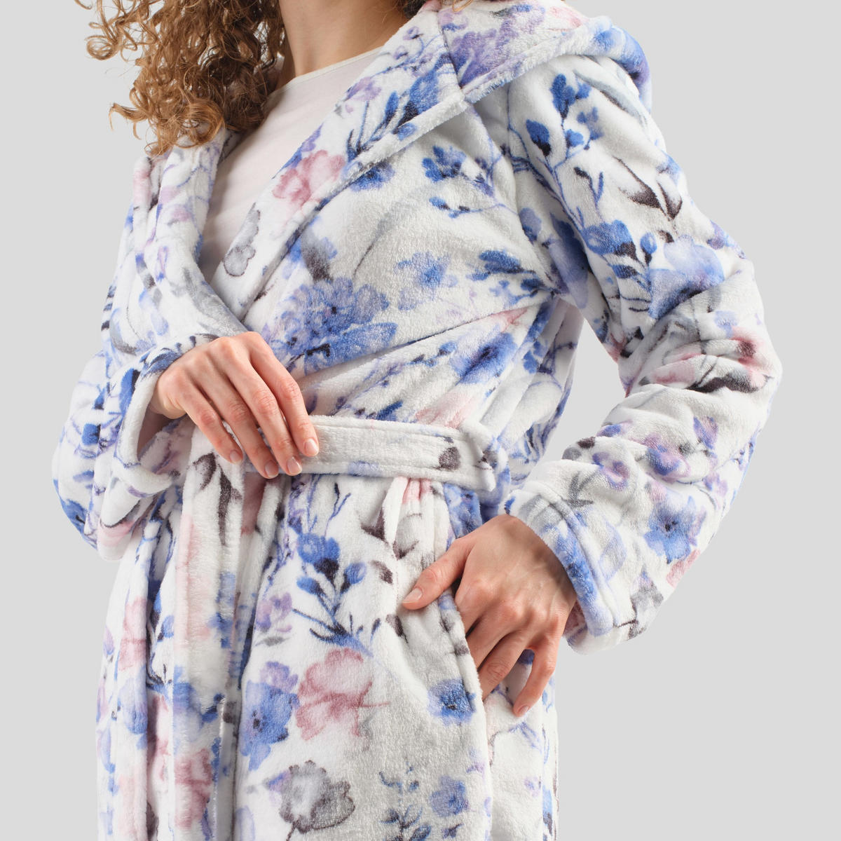 BADEMANTEL Louisa - Weiß, Textil (Einheitsgrößenull) - home&you