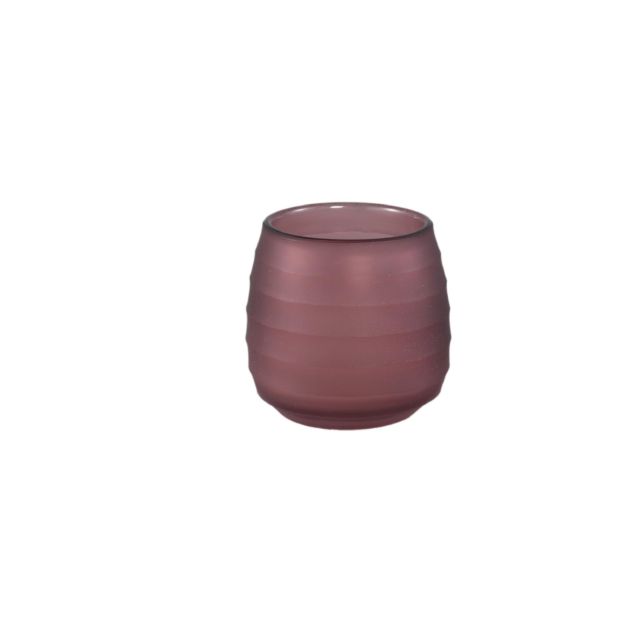 TEELICHT Nadah Rosa 11.5/11.5/11cm - Pink, Glas (11.5/11/11.5cm) - PTMD Collection