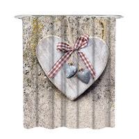 DUSCHVORHANG Bavaria 180 x 200 cm - Braun, Textil (180/200cm) - Sanilo