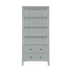 KINDERREGAL Allpin - Grau, Holzwerkstoff (86.6/190/46cm) - RAUMHIRSCH FURNITURE