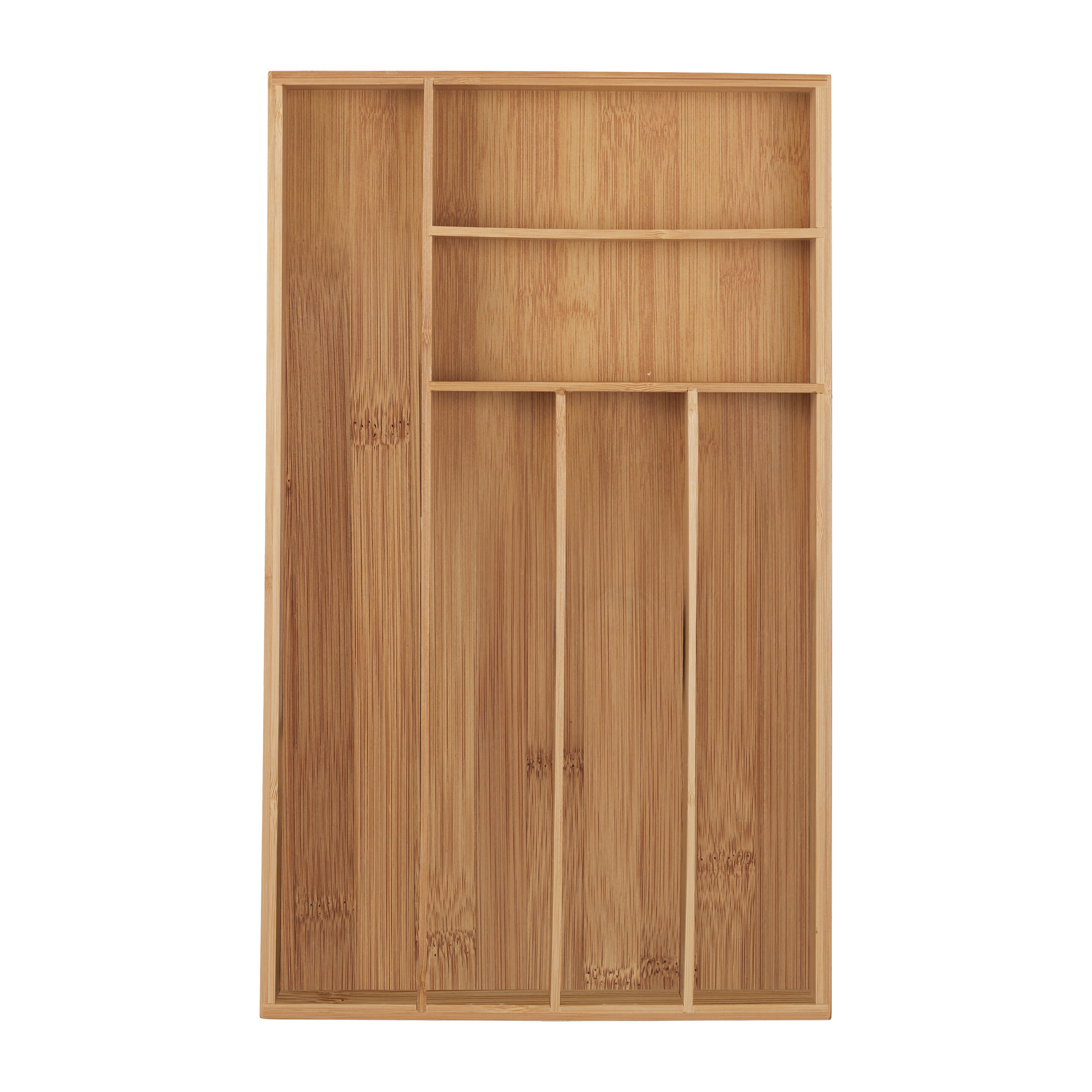 BESTECKKASTEN - Hellbraun, Holz/Holzwerkstoff (27.5/5/46cm) - Relaxdays