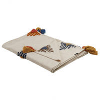 DECKE Bunt Munger 130/180 cm - Multicolor, Naturmaterialen/Textil (130/180cm) - Beliani