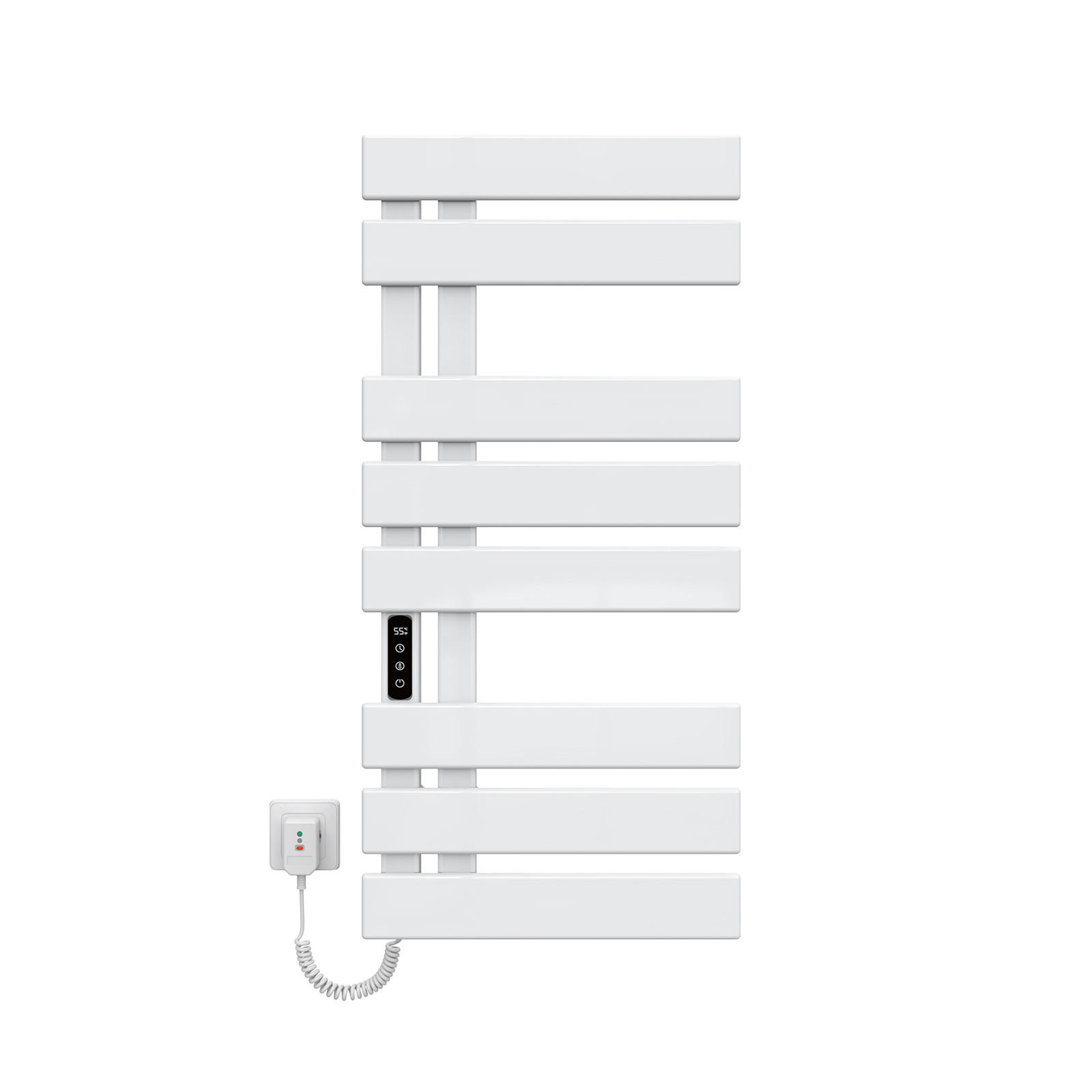 ELEKTRIČNI RADIJATOR S WLAN TERMOSTATOM bijeli 85/40 cm - bijela, metal (40/85/11cm) - EMKE