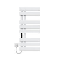 HANDTUCHHEIZKÖRPER Elektrisch mit Thermostat, App- und Sprachsteuerung Weiß 85/40 cm - Weiß, Metall (40/85/11cm) - EMKE