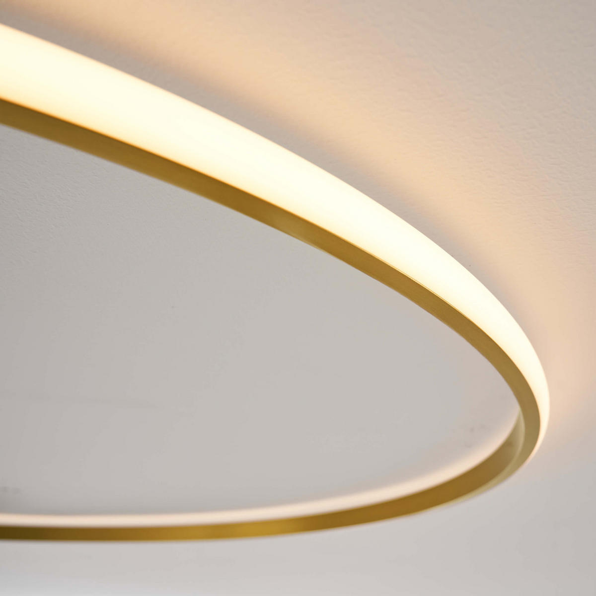 DECKENLEUCHTE Ceira, Messing, 3cm - Goldfarben, Metall (3/80/80cm) - KOSILUM