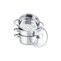 TOPF Silber 28/18/24.4 cm MR290018 - Silberfarben, Metall (18cm) - Maestro 