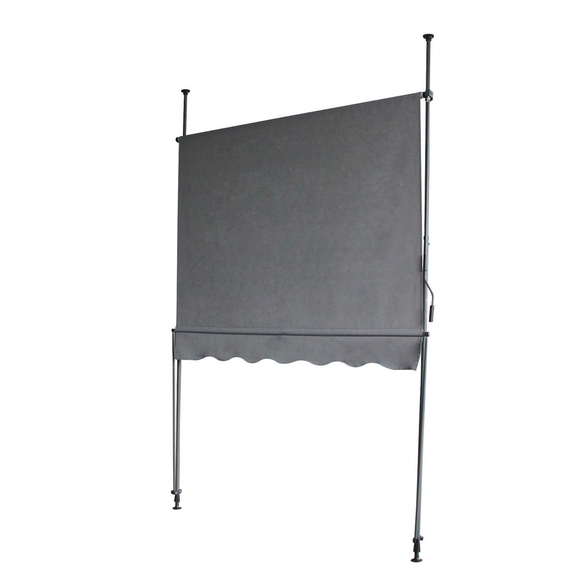 KLEMMMARKISE 200x150cm Dunkelgrau - Dunkelgrau, Textil (200/300/150cm) - SVITA