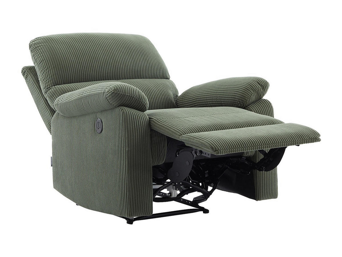 RELAXSESSEL - 1 Person-Sitzer - Stoff - Grün - - Grün, Textil (89/102/91cm) - Vente-Unique