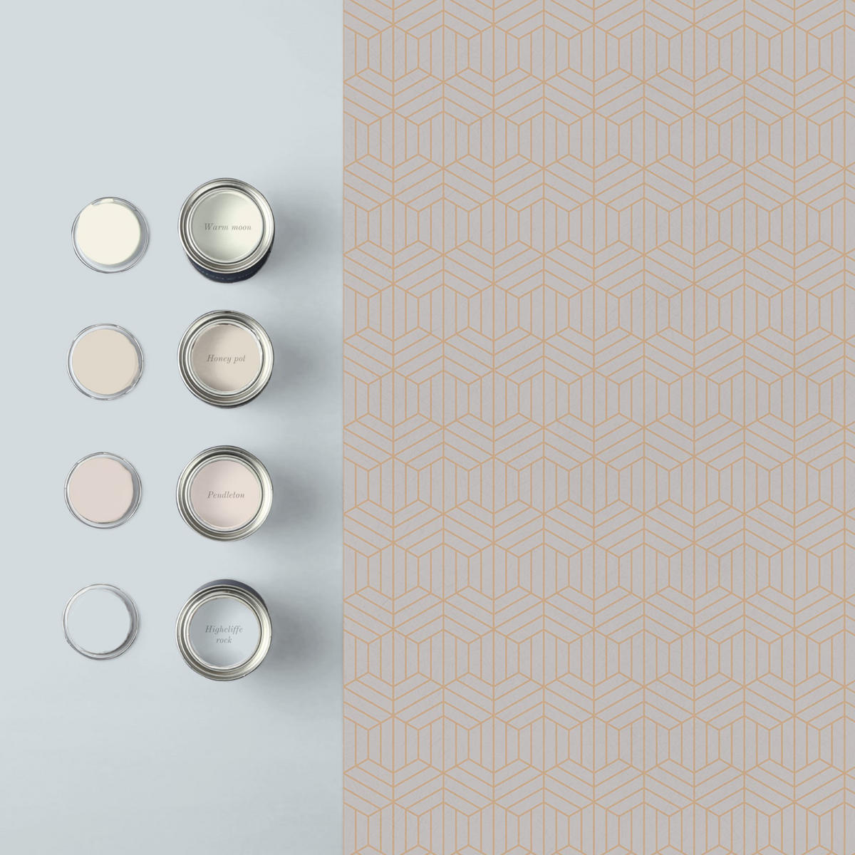 VLIESTAPETE - Echo Stone - Grau, Papier/Kunststoff (52/1005cm) - Graham & Brown