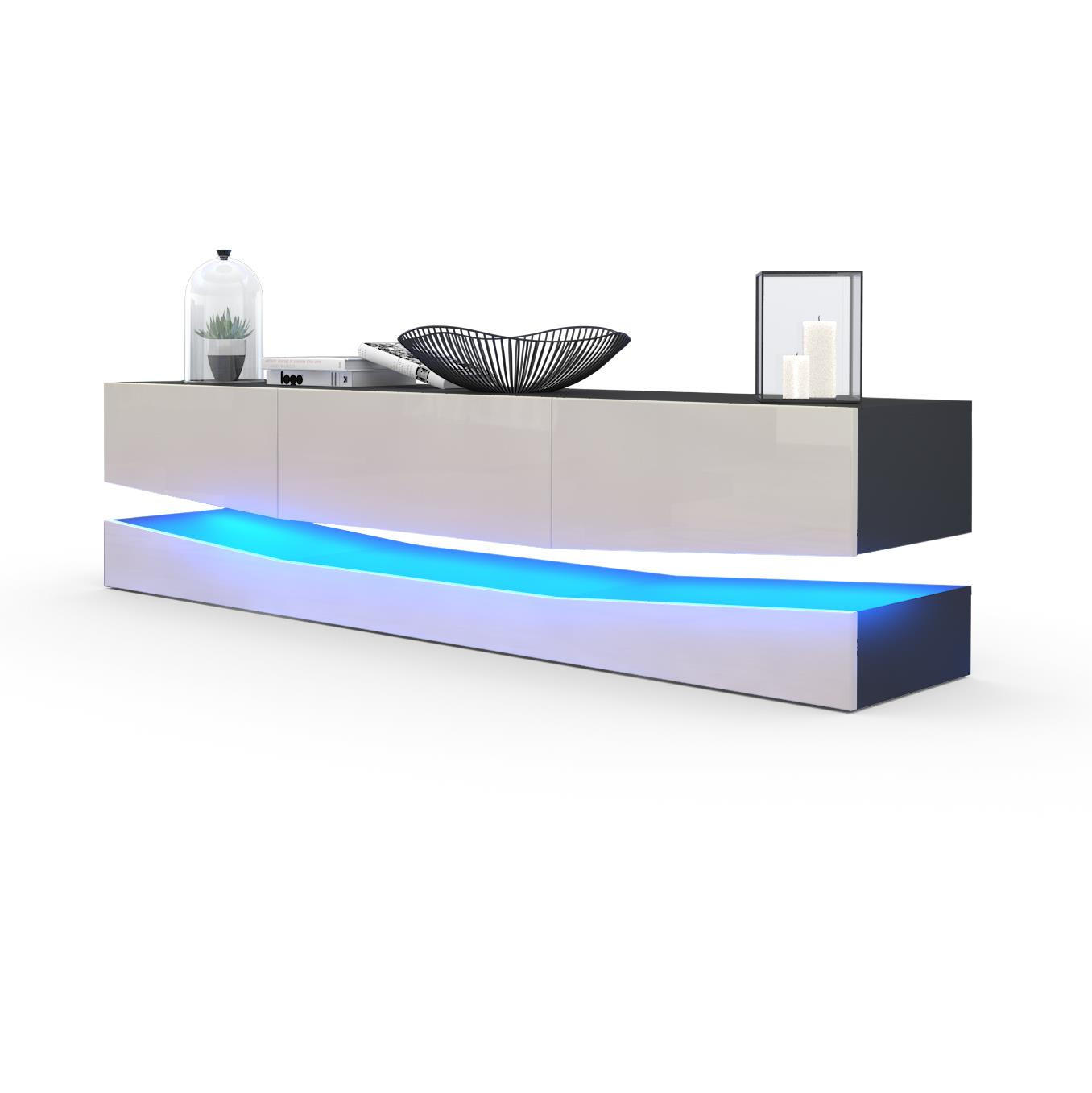 Vladon Lowboard Sand 178x48x39 cm
