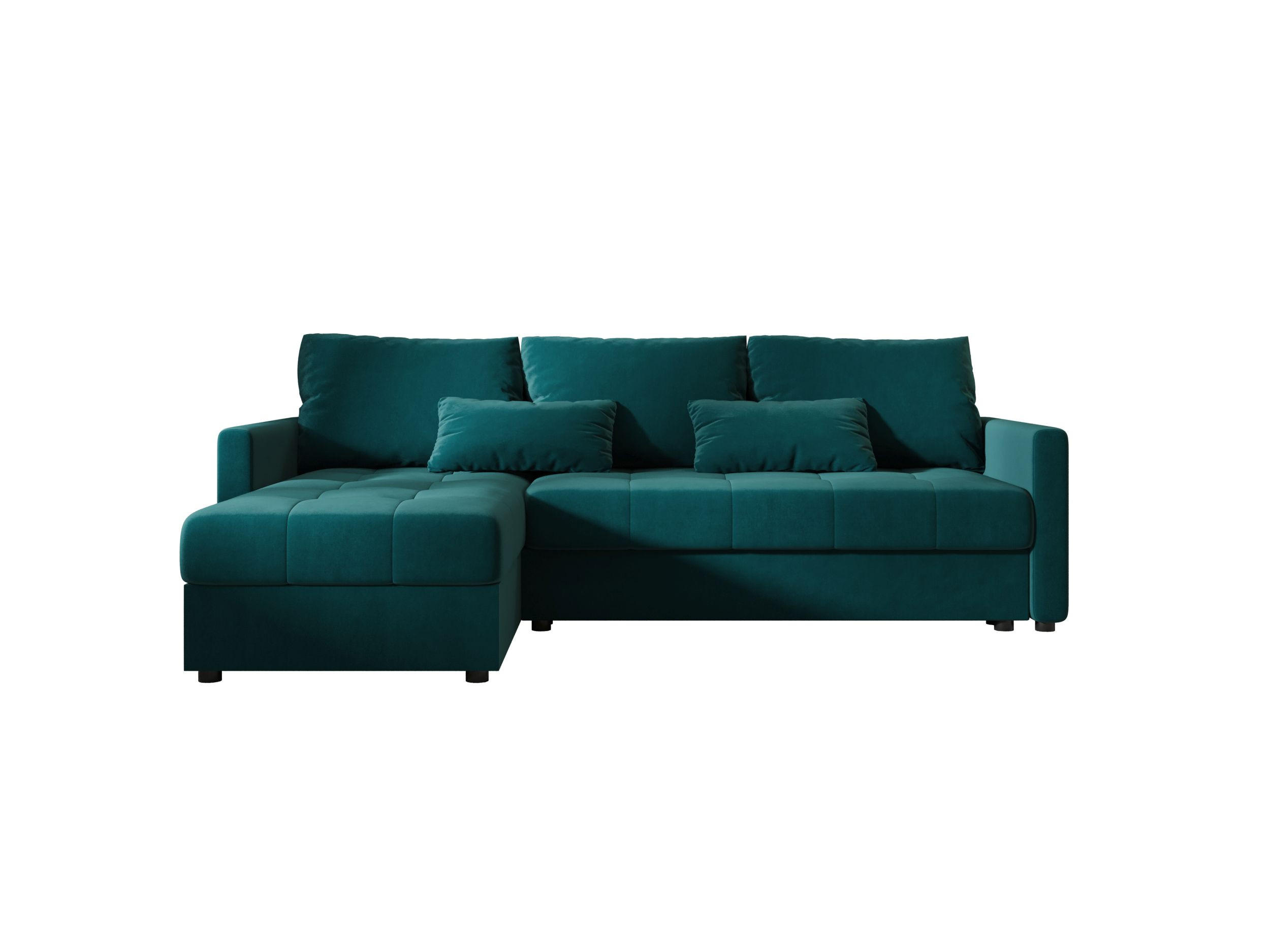 ECKSOFA MOS L BIS Itaka 39 Links mit Schlaffunktion - Türkis, Textil (220/143cm) - Bedante