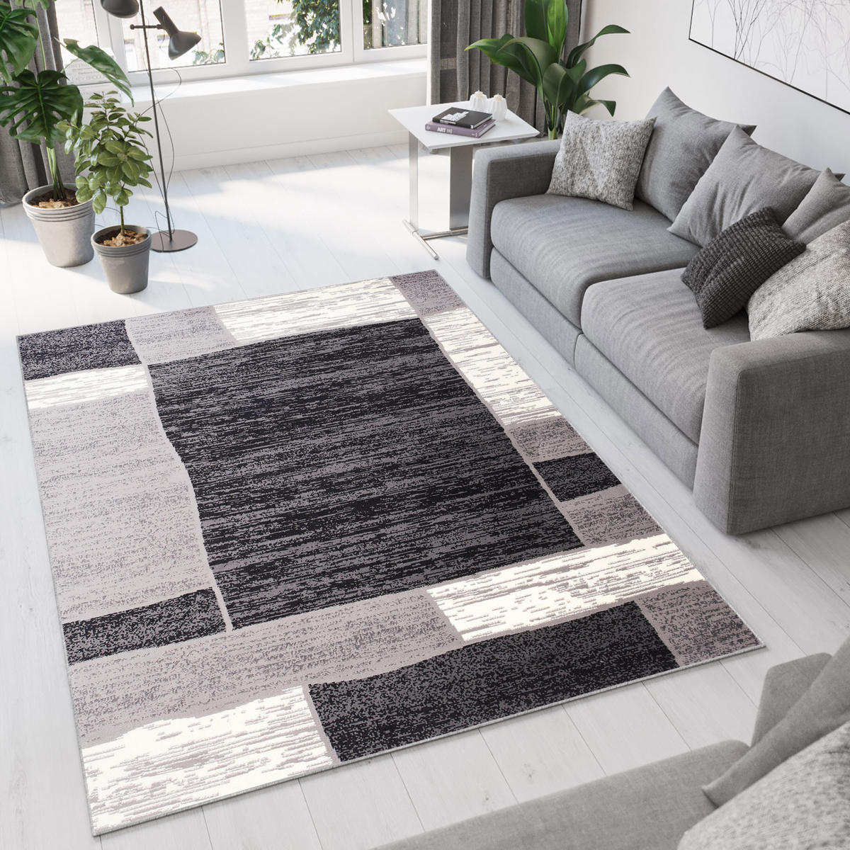 TEPPICH DREAM Dunkelgrau 140/200 cm - Dunkelgrau, Textil (140/200cm) - Tapiso