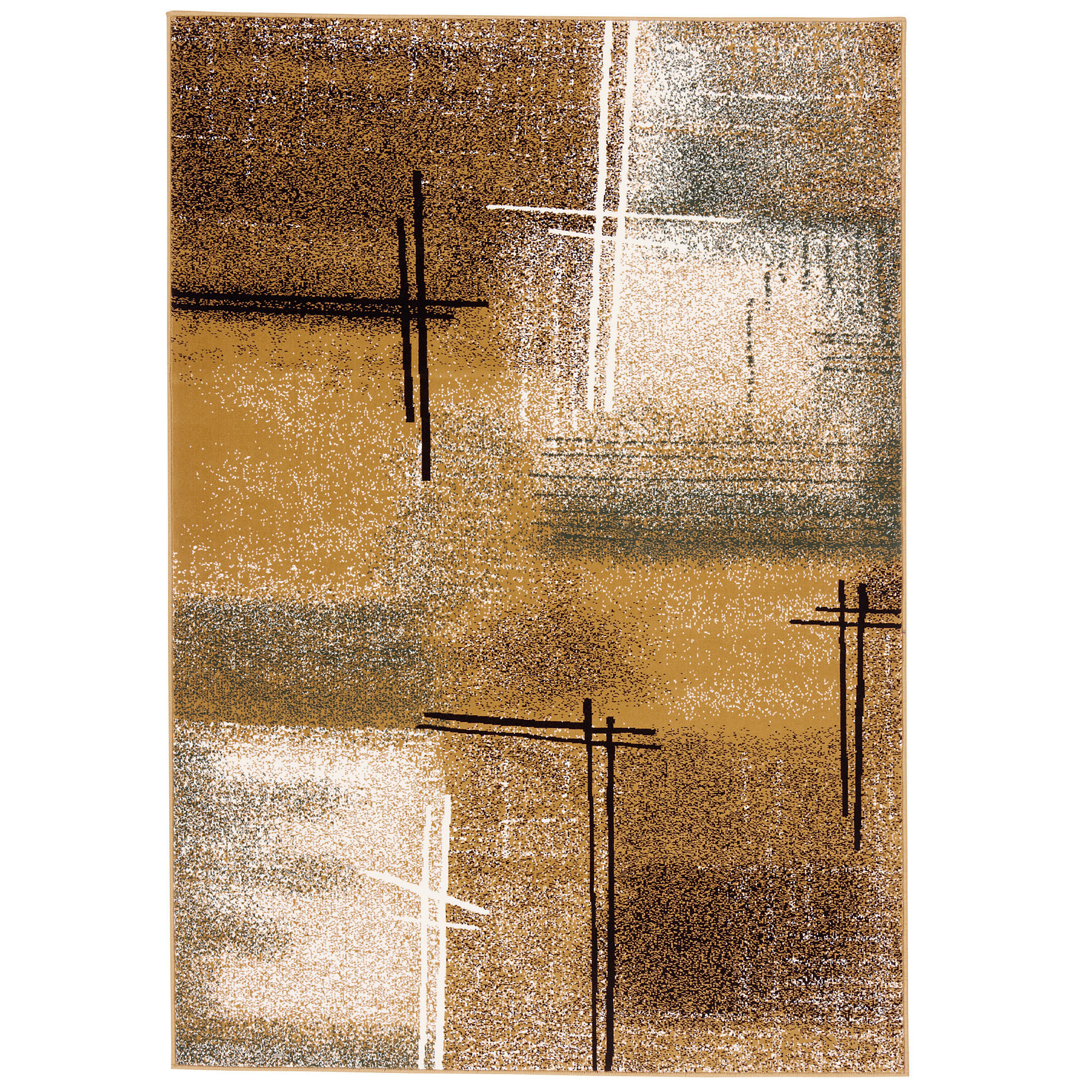 DESIGNER TEPPICH BRILLIANT VERLAUF - Grün, Textil (200/290cm) - Pergamon