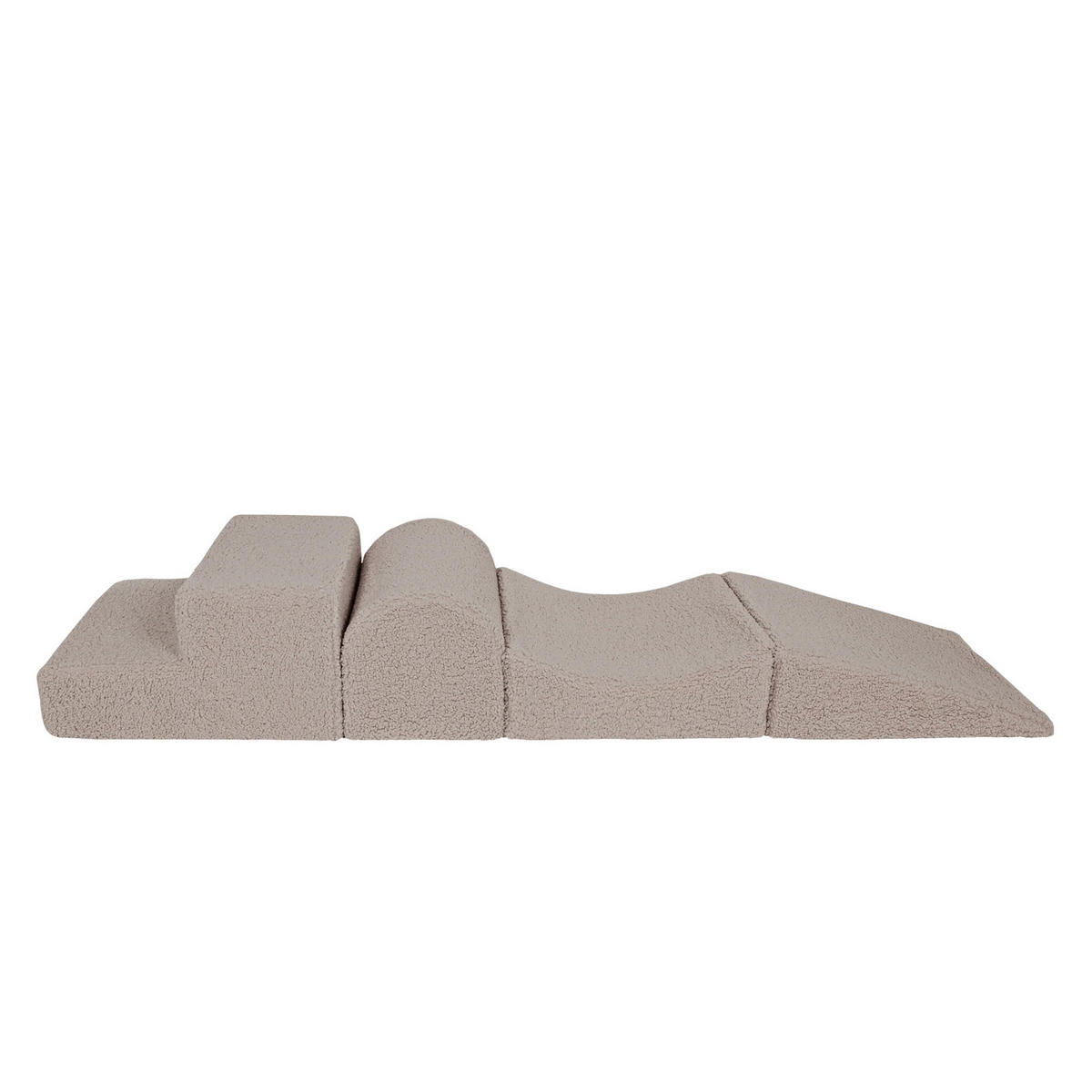 SCHAUMSTOFF-BAUSTEINE für Kinder, Bearly, Grau - Greige, Textil (45/30/195cm) - MeowBaby