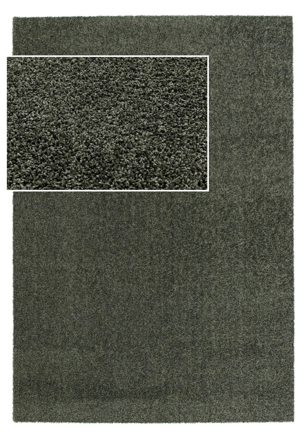 TEPPICH, Einfarbiger, maschinenwaschbarer grün - Grün, Textil (200/290cm) - AFK Living