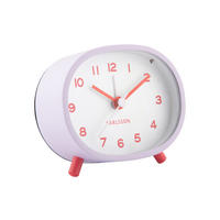 WECKER Cheeky 4/9/8 cm - Lila, Metall (9/8/4cm) - Karlsson