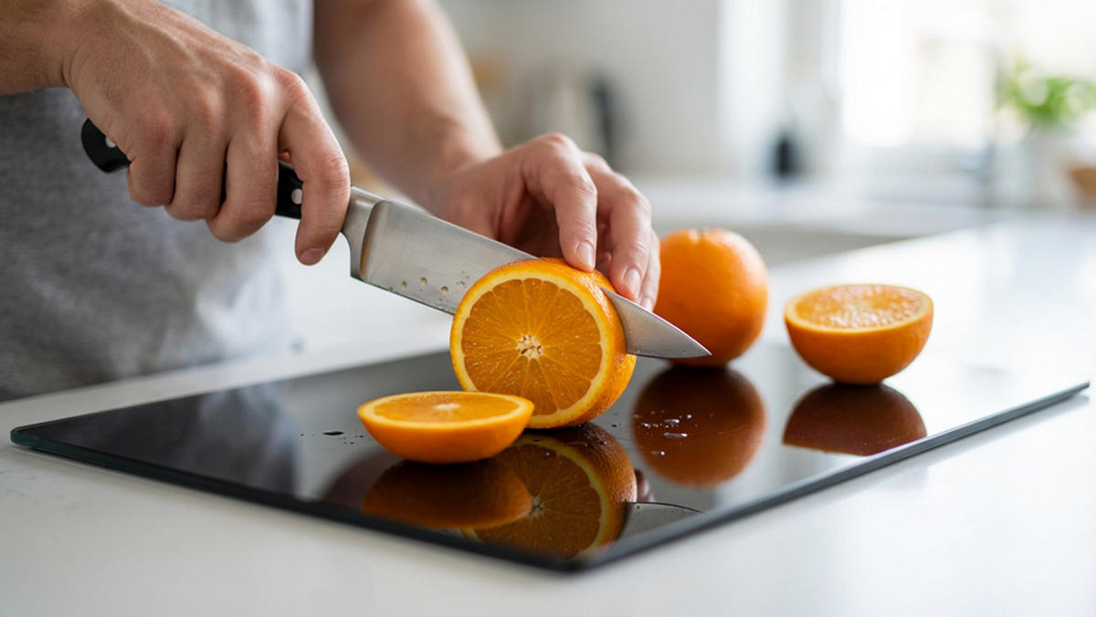 GLAS Herdabdeckplatte Schneidebrett SCHWARZ CLASSIC BLACK 30x40 cm - Schwarz, Glas (30/40/0.6cm) - ALLboards