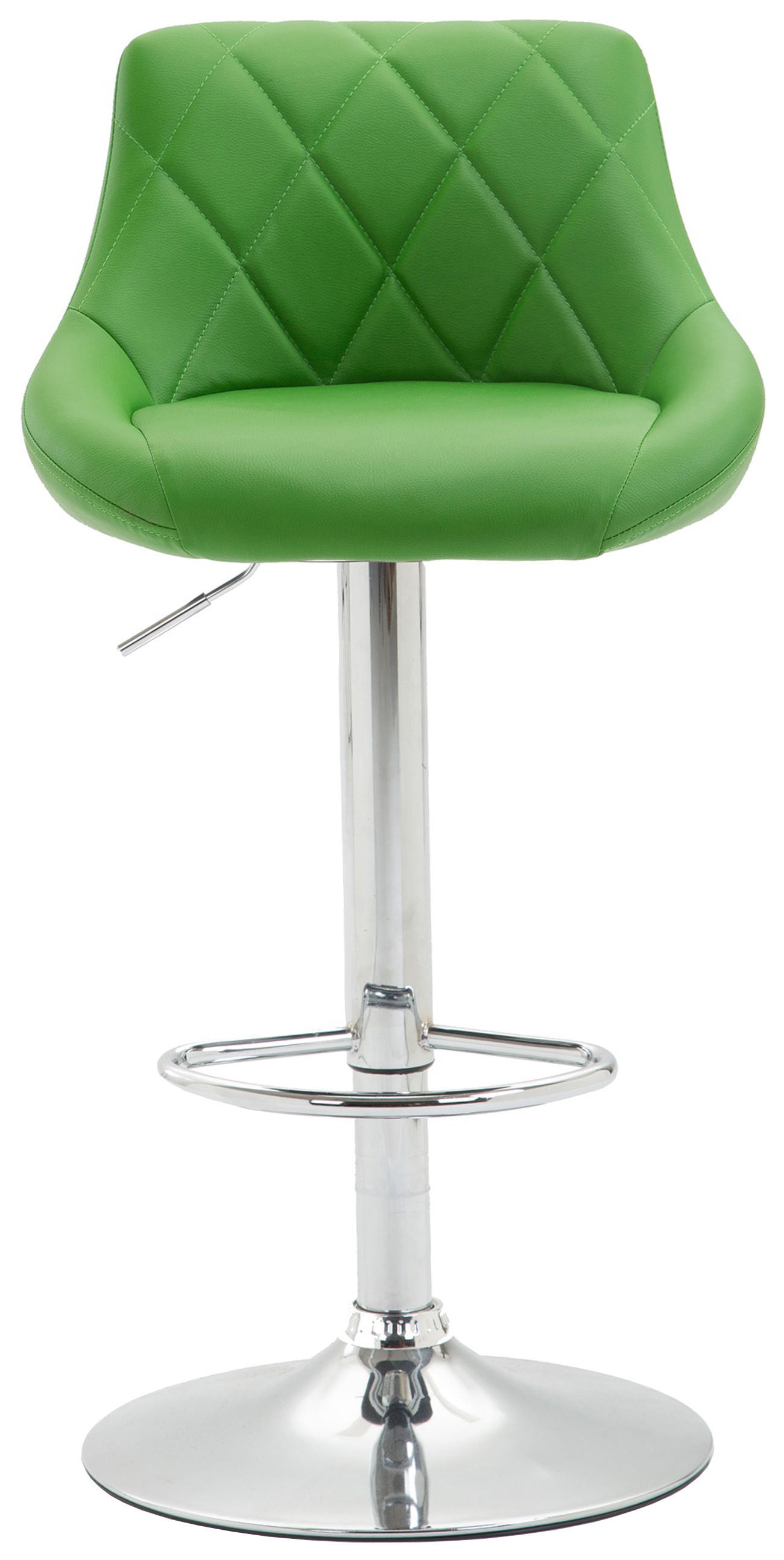 Thumbnail - CLP Barhocker, Grün, Textil, 46x83x49 cm, Esszimmer, Barmöbel, Barhocker