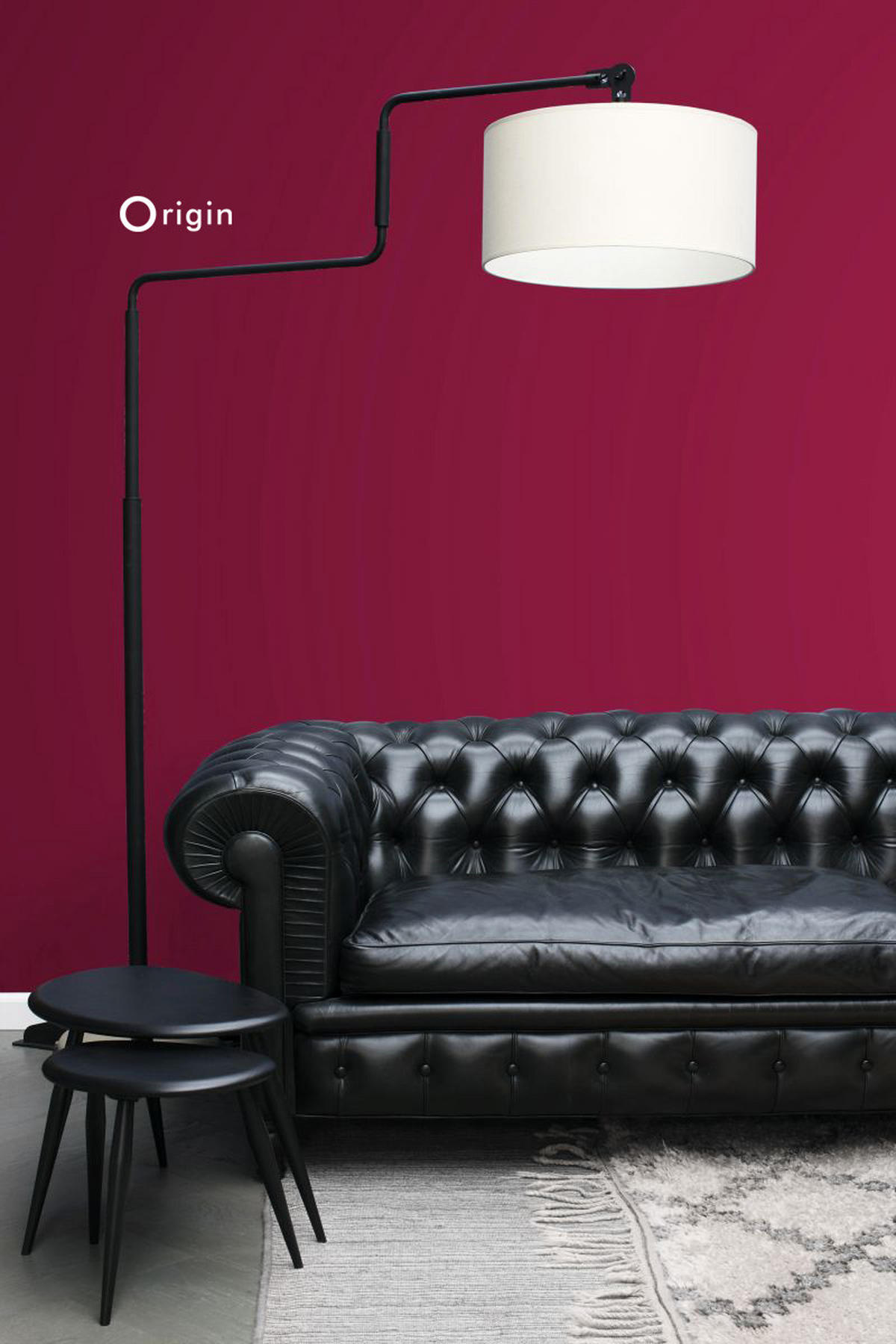 TAPETE Uni 53 cm x 10.05 m - Rot, Papier (53/1000cm) - Origin Wallcoverings